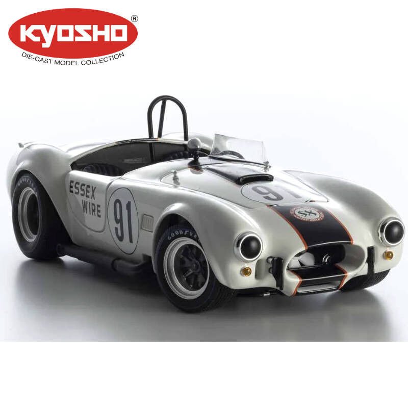 KYOSHO DIE CAST 1:18 SHELBY COBRA 427 S/C ESSEX WIRE BRIDGEHAMPTON 1965