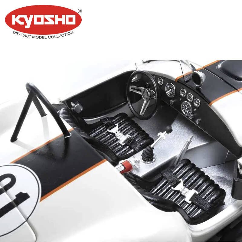 KYOSHO DIE CAST 1:18 SHELBY COBRA 427 S/C ESSEX WIRE BRIDGEHAMPTON 1965