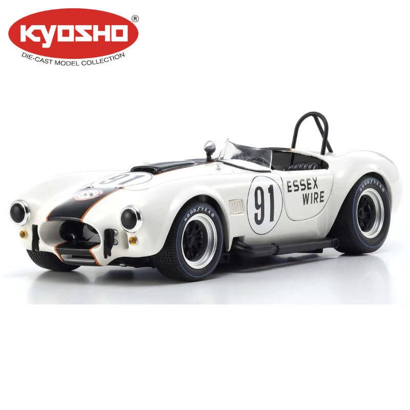 KYOSHO DIE CAST 1:18 SHELBY COBRA 427 S/C ESSEX WIRE BRIDGEHAMPTON 1965