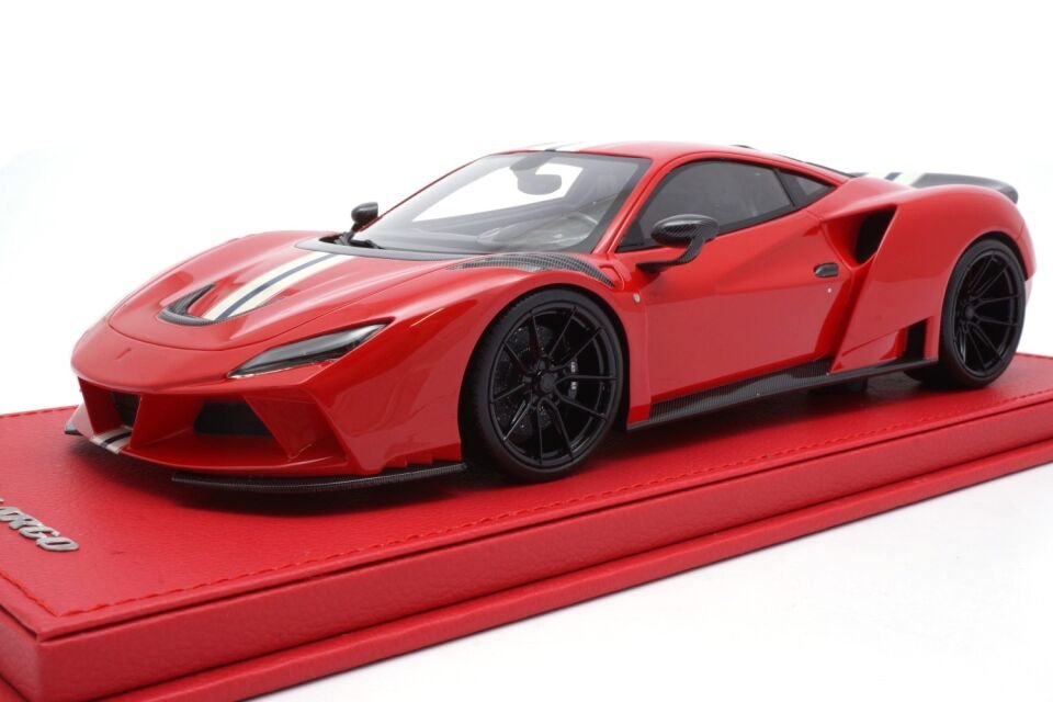 NOVITEC FERRARI F8 N-LARGO RED 1:18