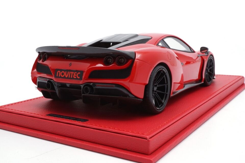 NOVITEC FERRARI F8 N-LARGO RED 1:18