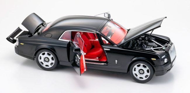 KYOSHO Rolls-Royce Phantom Coupe Diamond Black 1/18