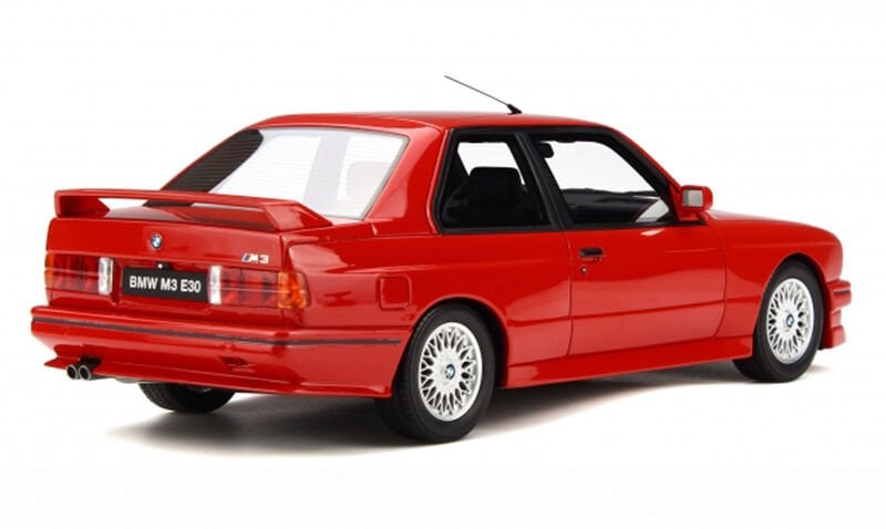 OTTO 1:18 BMW E30 M3 (Red) Resin