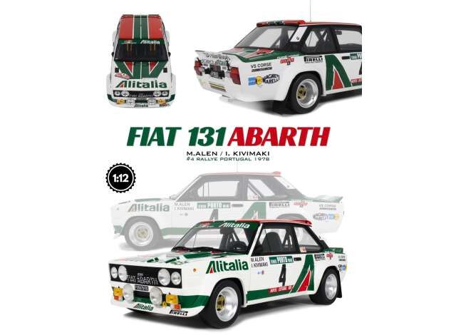 OTTO  1:12 1978 Fiat 131 Abarth Rallye Portugal