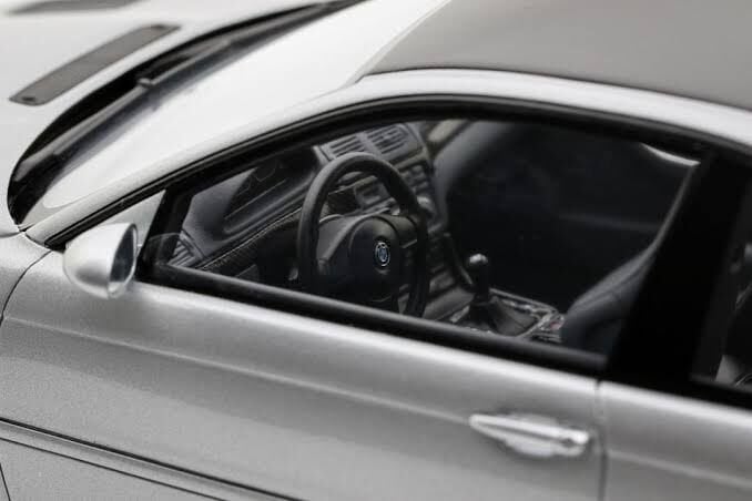 OTTO 1:18 2001 BMW E46 M3 GTR Street Titan Silver