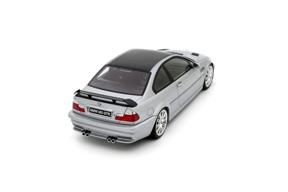 OTTO 1:18 2001 BMW E46 M3 GTR Street Titan Silver
