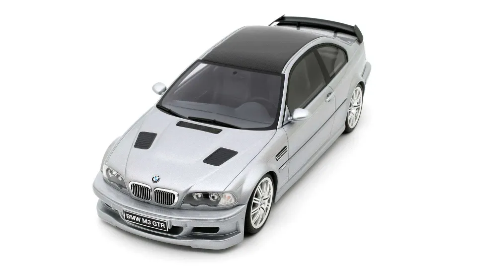 OTTO 1:18 2001 BMW E46 M3 GTR Street Titan Silver