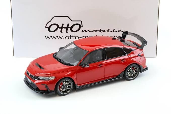 OTTO 1:18 2024 Honda Civic Type R FL5 Mugen Rally Red