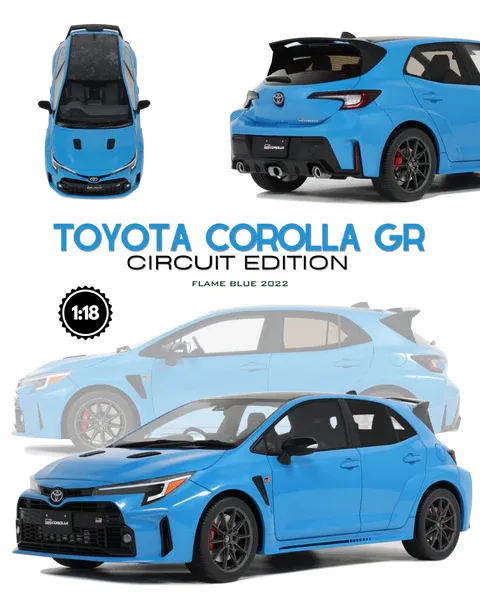 OTTO 1:18 Toyota Corolla GR Circuit Edition Baujahr 2022