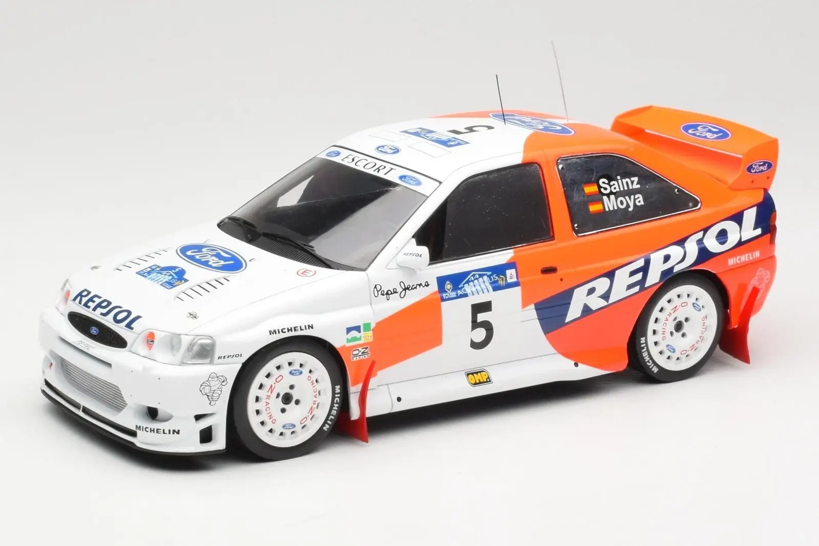 İXO FORD ESCORT WRC #5 C.SAINZ - L.MOLYA WINNER ACROPOLIS RALLY 1997 1:18