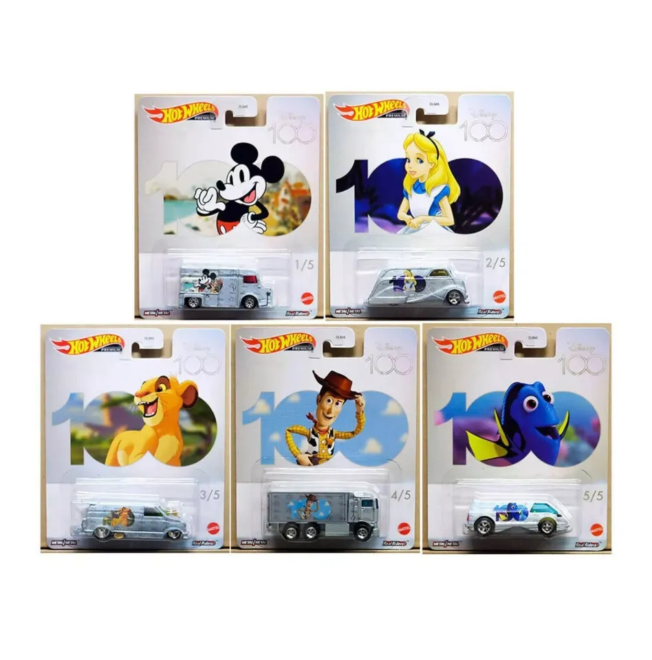 Hot Wheels Premium Pop Culture Disney 100.Yıl Set