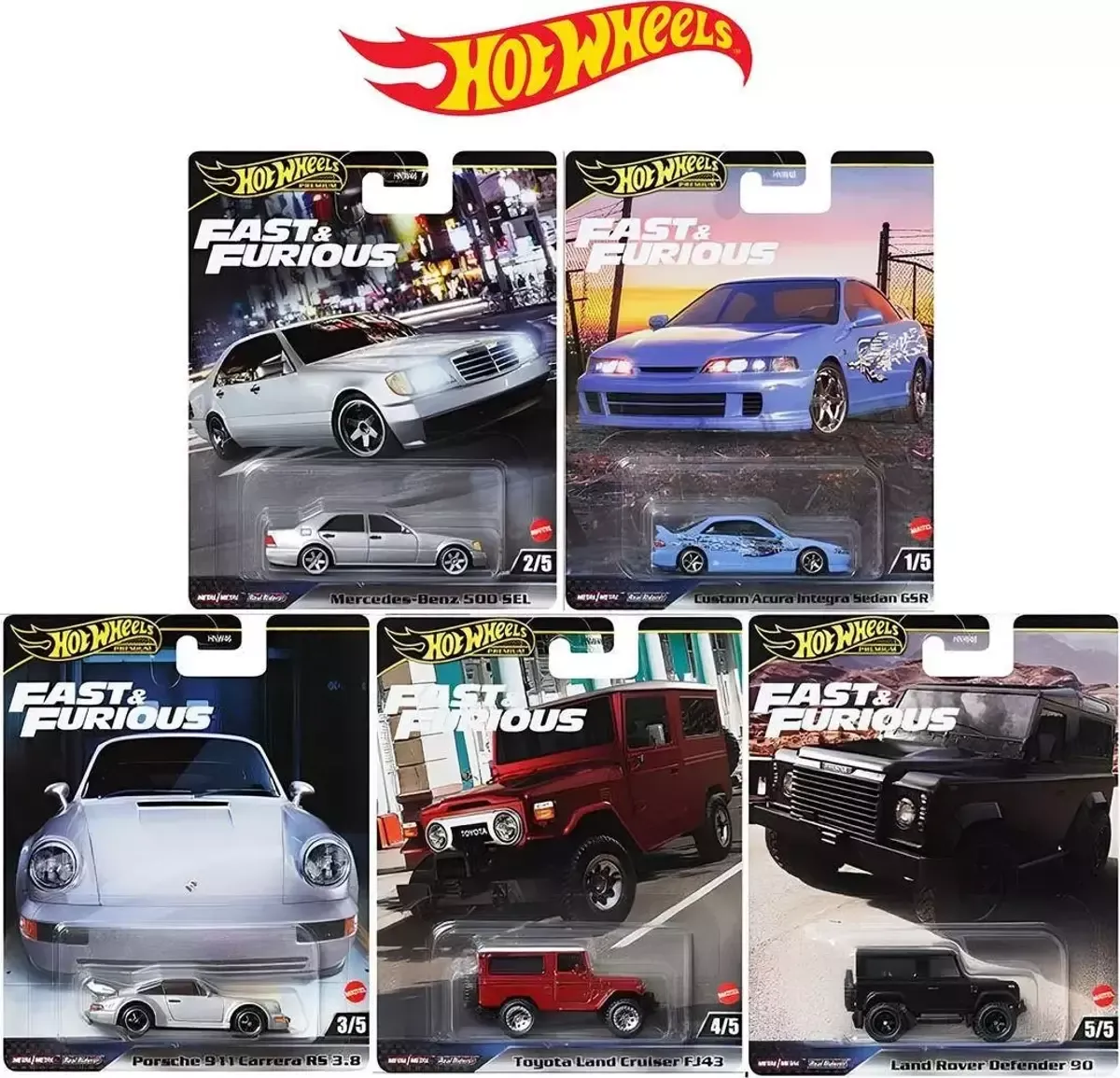 Hot Wheels Premium Fast & Furious