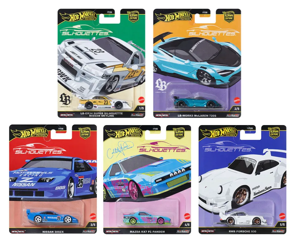 Hot Wheels Silhouettes Set