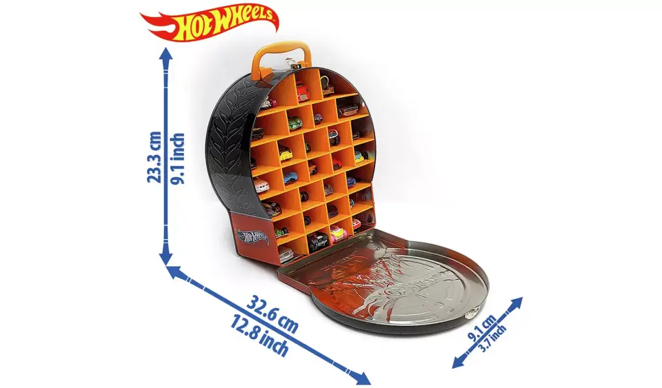 HOT WHEELS FIRE WHEEL GARAGE 29 ARAÇLI SAKLAMA KUTUSU 1:64