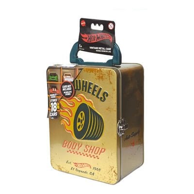 HOT WHEELS VINTAGE METAL CASE 18 ARAÇLI SAKLAMA KUTUSU 1:64