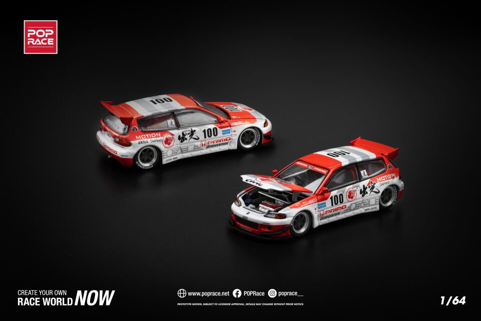 POP RACE PANDEM CIVIC EG6 1:64