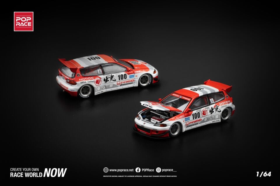 POP RACE PANDEM CIVIC EG6 1:64