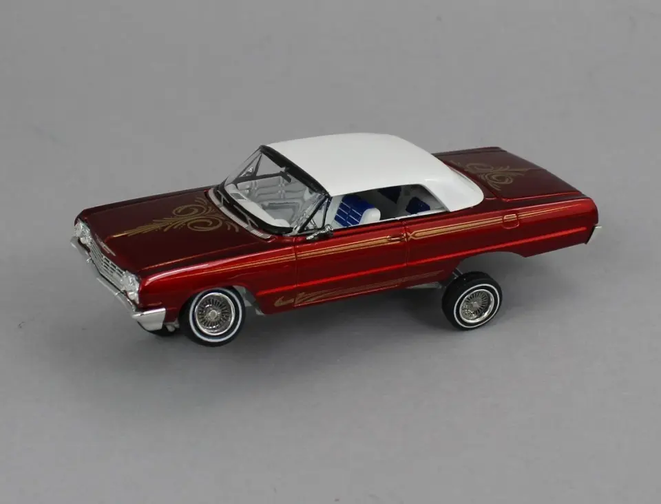 FINE WORKS64 CHEVROLET IMPALA LOWRIDER RED 1:64