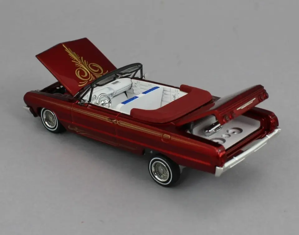 FINE WORKS64 CHEVROLET IMPALA LOWRIDER RED 1:64