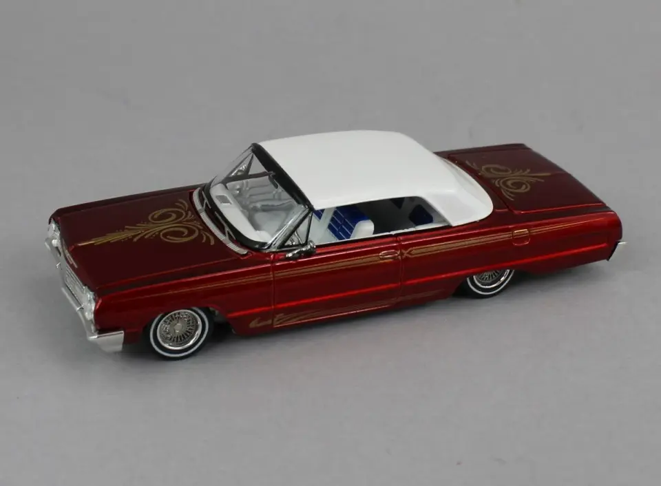 FINE WORKS64 CHEVROLET IMPALA LOWRIDER RED 1:64