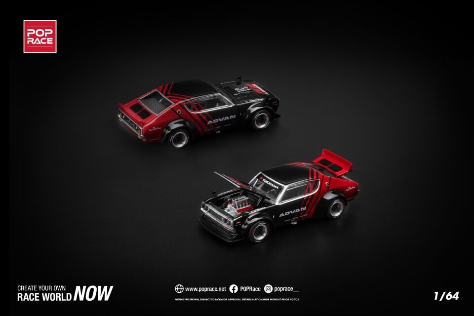 POP RACE NISSAN SKYLINE GT-R 1:64