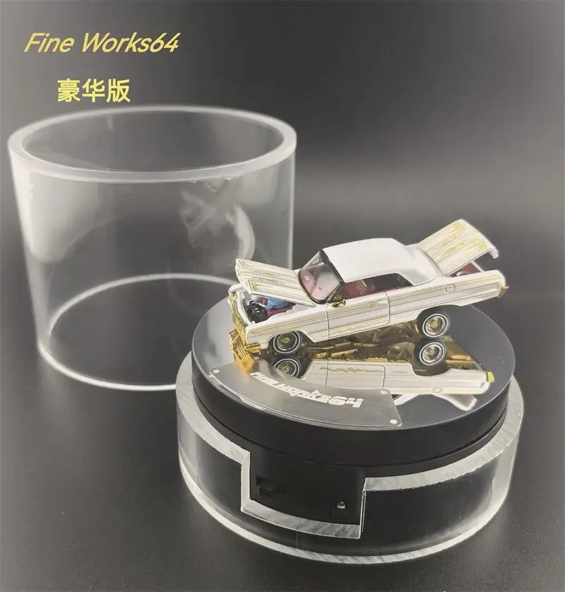 FINE WORKS64 CHEVROLET IMPALA LOWRIDER WHITE 1:64