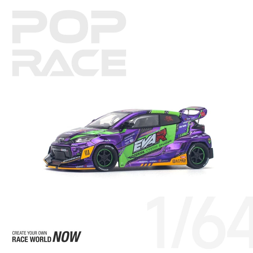 POP RACE EVA RT TEST TYPE-01 GOODRIDE GR YARIS 1:64