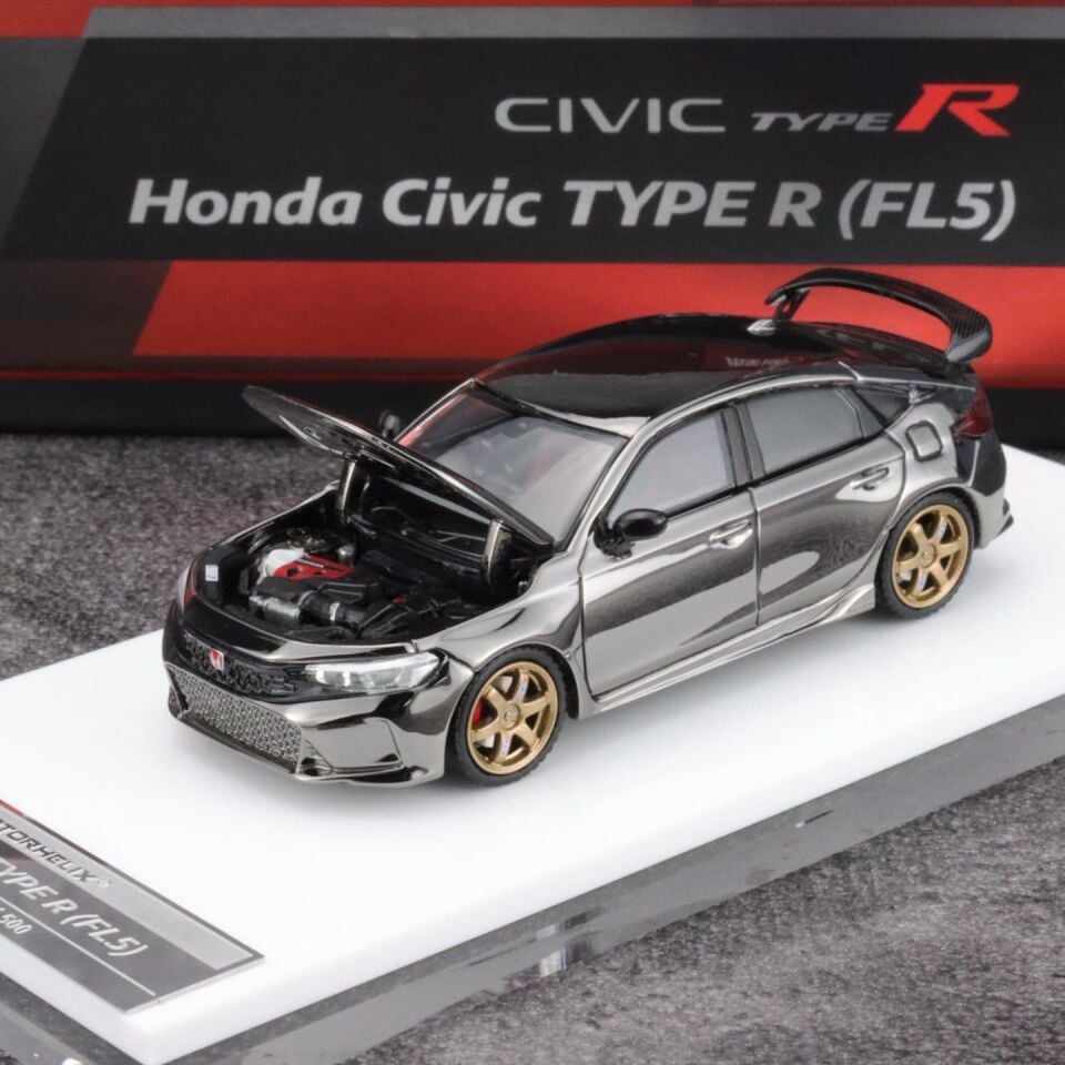 MOTORHELİX HONDA CIVIC TYPE R FL5 GUNSHOT BLACK 1:64