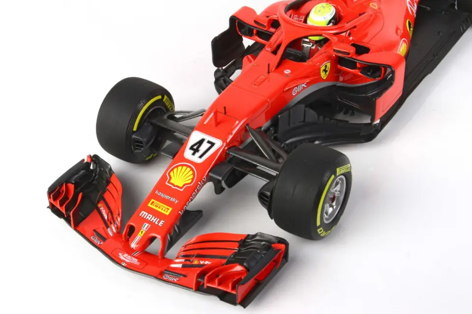 BBR ferrari sf71h scuderia ferrari testing fiorano 1-2021 mick schumacher, red 1:18