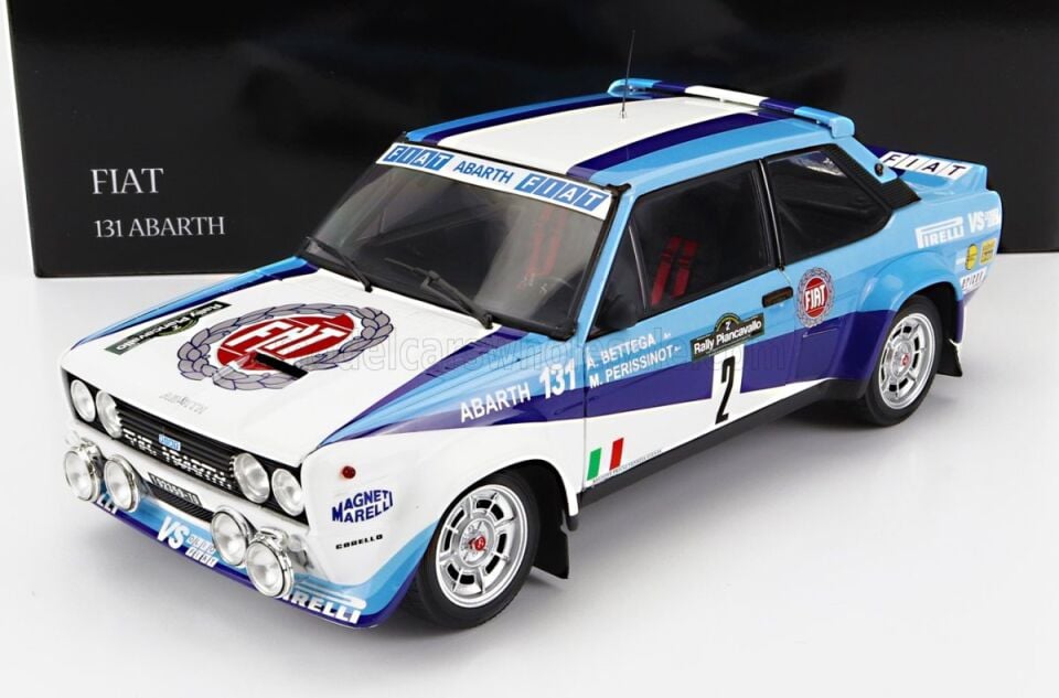 KYOSHO 1/18 fiat 131 abarth 1981 piancavallo rally