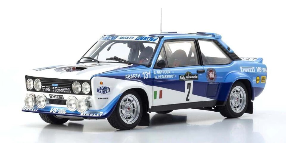 KYOSHO 1/18 fiat 131 abarth 1981 piancavallo rally