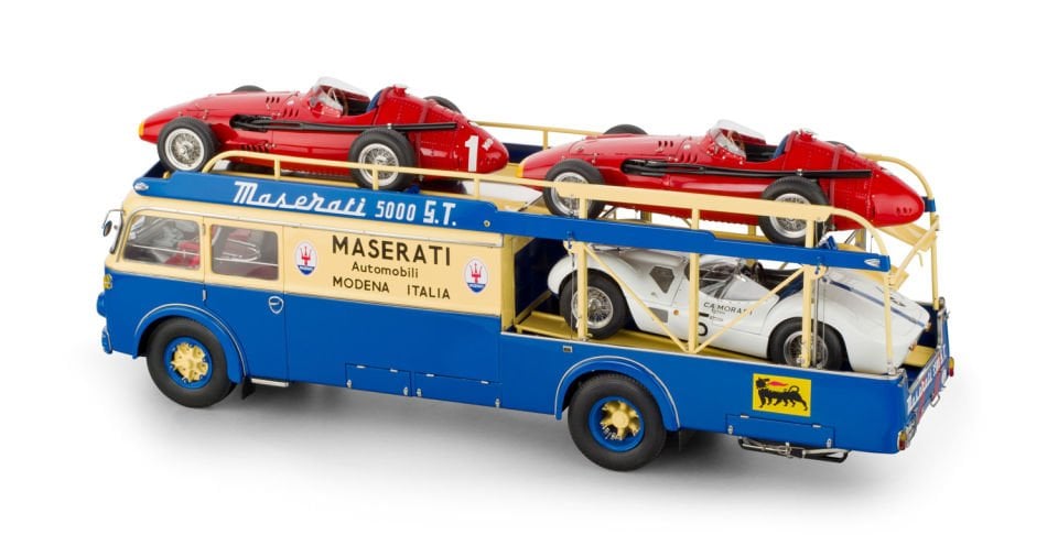 1:18 CMC 1957 Maserati Racing Transporter Fiat 642 RN2 Bartoletti