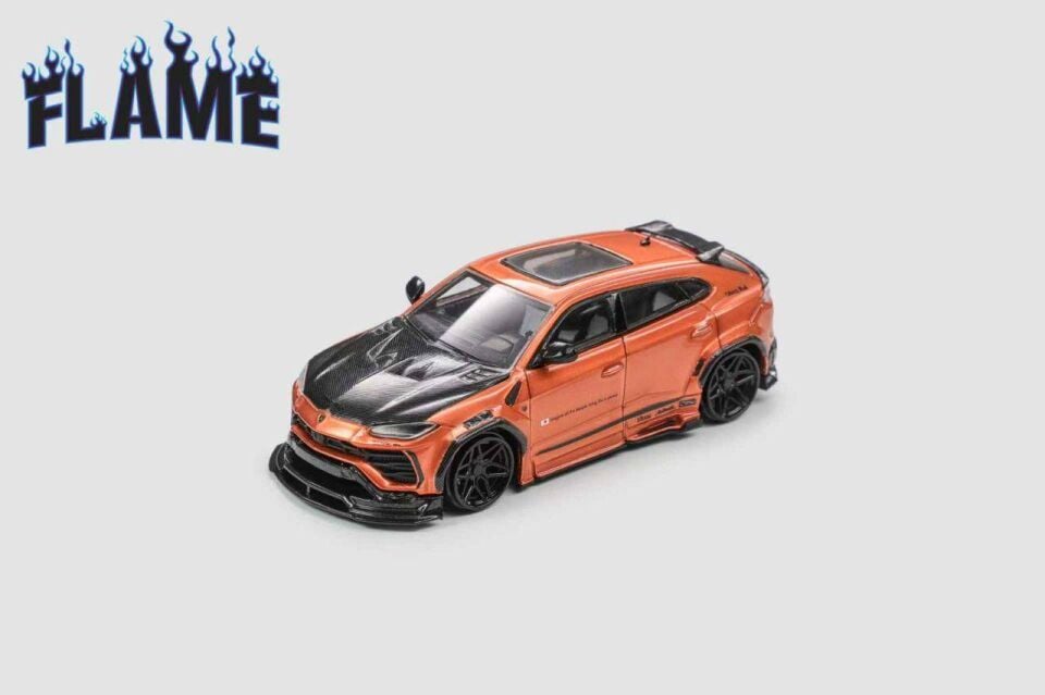 FLAME LAMBORGHINI URUS LB WORKS ORANGE 1:64