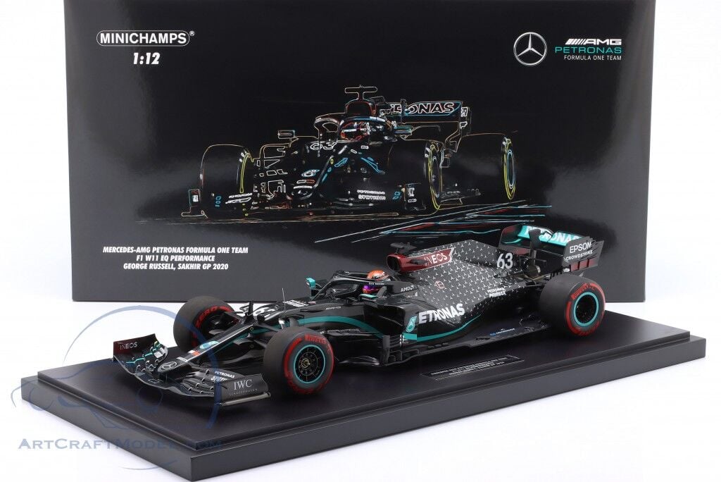 Minichamps 1:12 Mercedes-AMG F1 W11 #63 Sakhir GP  Formula 1 2020 (LIMITED 111)