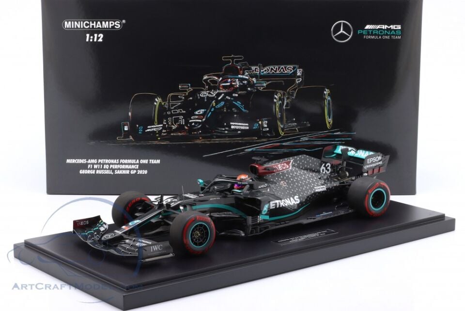 Minichamps 1:12 Mercedes-AMG F1 W11 #63 Sakhir GP  Formula 1 2020 (LIMITED 111)