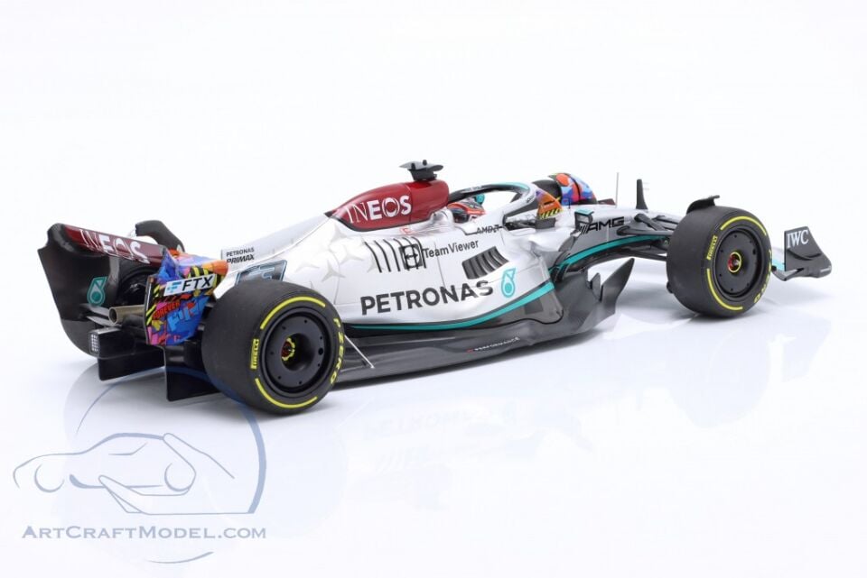 Minichamps 1:18 Mercedes-AMG F1 W13 #63 5. Miami GP F1 2022 (LIMITED 222)