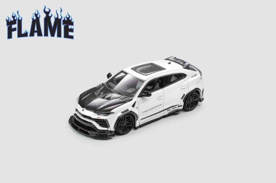 FLAME LAMBORGHINI URUS LB WORKS WHITE 1:64