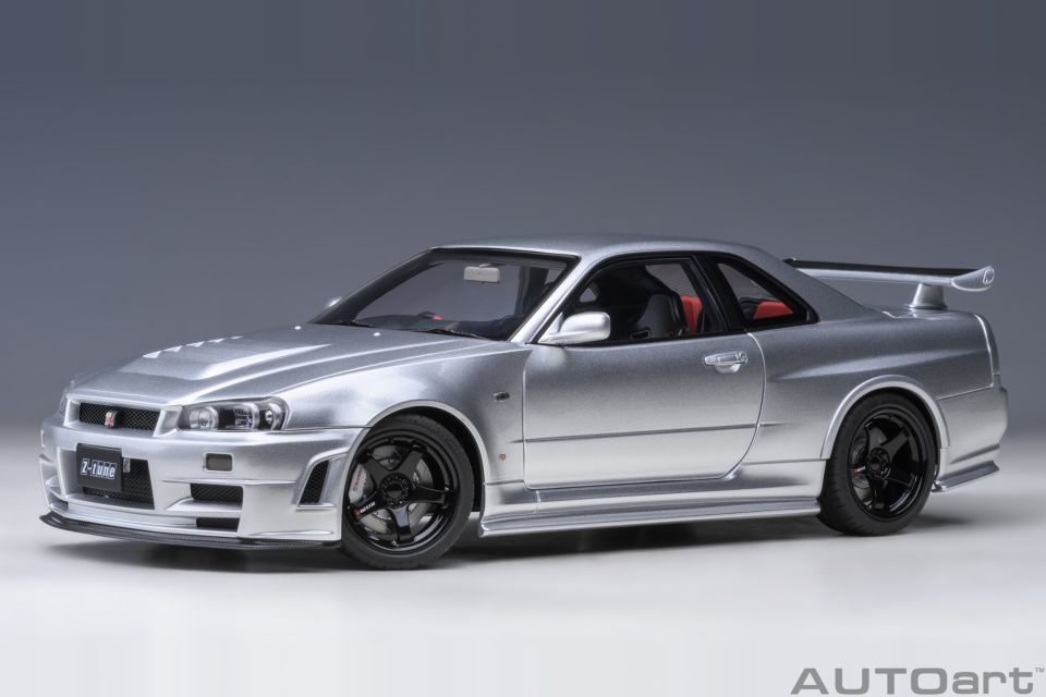 1:18 Autoart 2001 Nissan Skyline GT-R (R34) Z-tune Silver