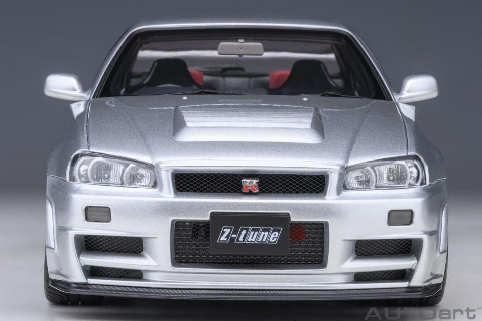 1:18 Autoart 2001 Nissan Skyline GT-R (R34) Z-tune Silver