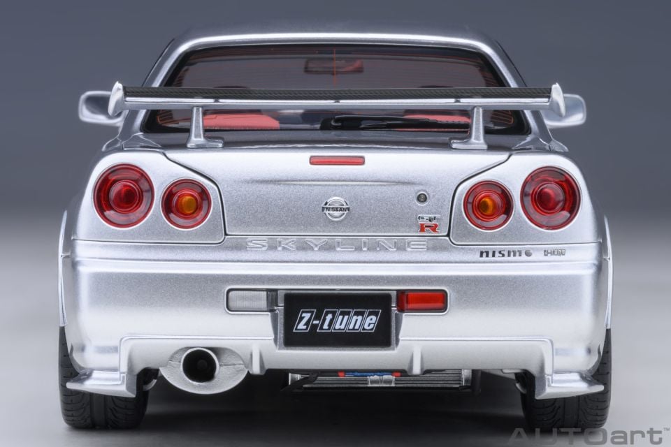 1:18 Autoart 2001 Nissan Skyline GT-R (R34) Z-tune Silver