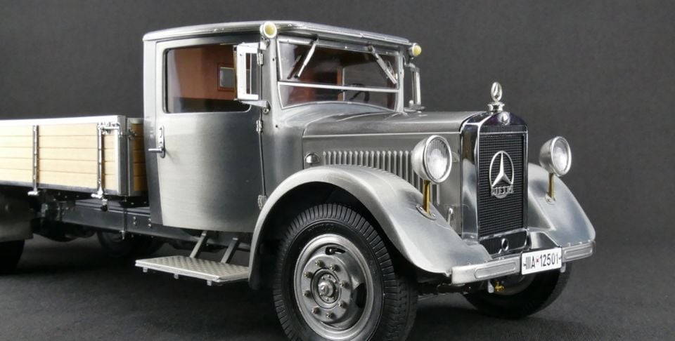 CMC MERCEDES LKW LO 2750 1934-38 CLEAR FINISH (M171) 1:18
