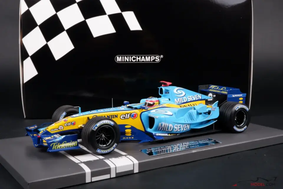 1:18 Minichamps Renault F1 TEAM R25 #1 -3RD PLACE BRAZIL GP 2005 Formula 1