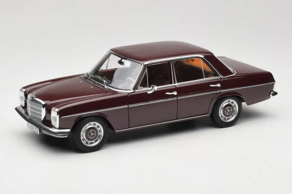 NOREV MERCEDES-BENZ 200 W115 1968 DARK REDRISH 1:18