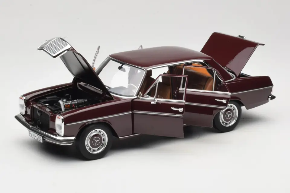 NOREV MERCEDES-BENZ 200 W115 1968 DARK REDRISH 1:18