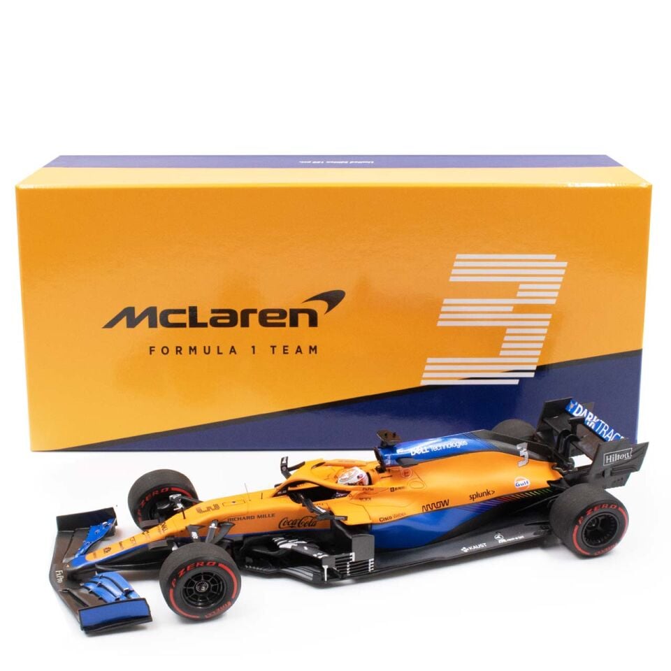 Minichamps 1:18 Daniel Ricciardo McLaren MCL35M Gulf #3 Monaco GP formula 1 2021