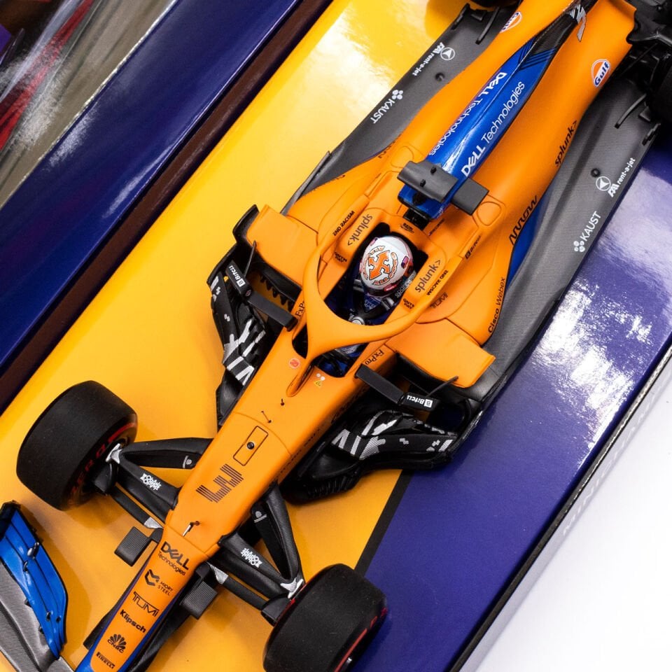 Minichamps 1:18 Daniel Ricciardo McLaren MCL35M Gulf #3 Monaco GP formula 1 2021