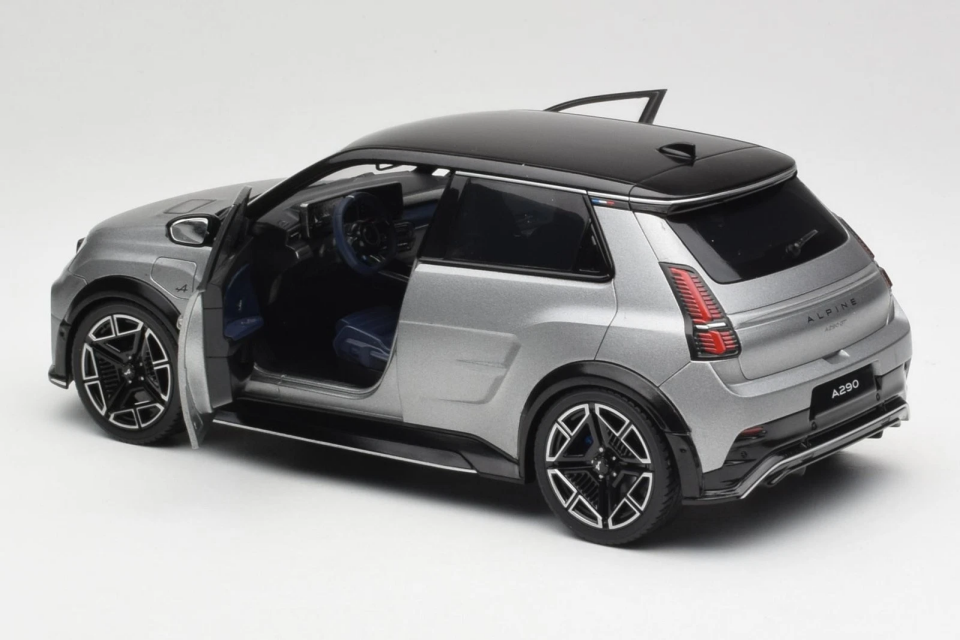 NOREV RENAULT ALPINE A290 MAT TORNADE GREY 1:18 (185451)