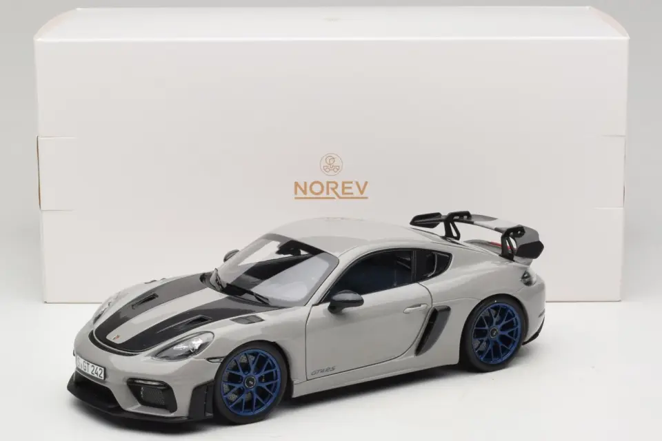 NOREV PORSCHE 718 CAYMAN GT4 RS WEISSACH PACK 1:18