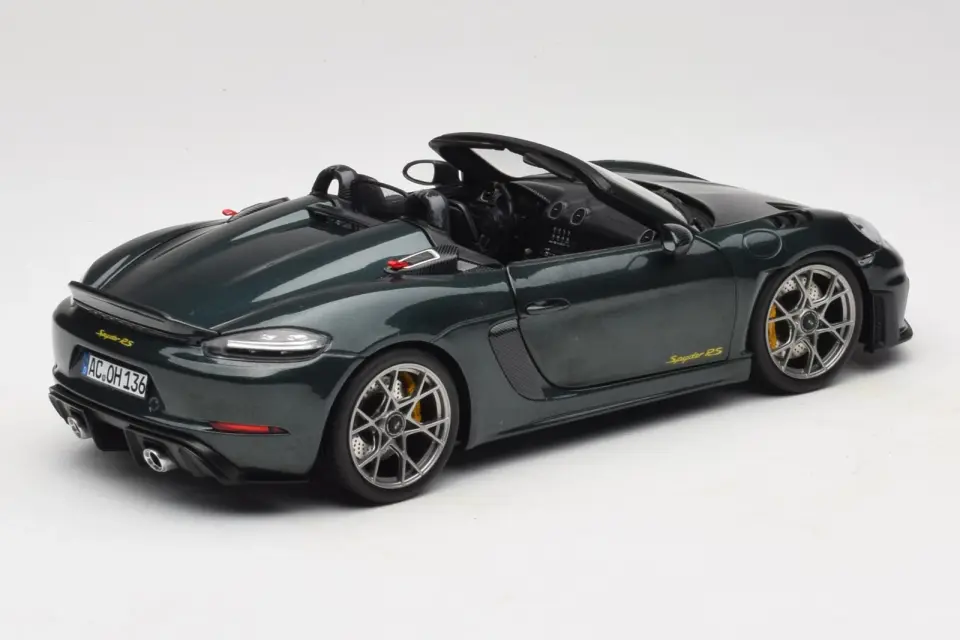 NOREV PORSCHE 718 SPYDER RS WEISSACH PACK FORREST GREEN 1:18