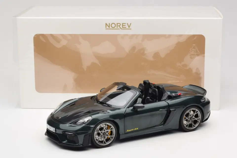 NOREV PORSCHE 718 SPYDER RS WEISSACH PACK FORREST GREEN 1:18